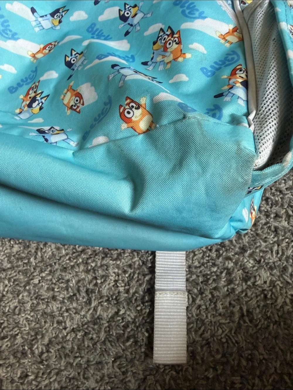 Blue Kids Backpack with Bluey Print - Simple Modern